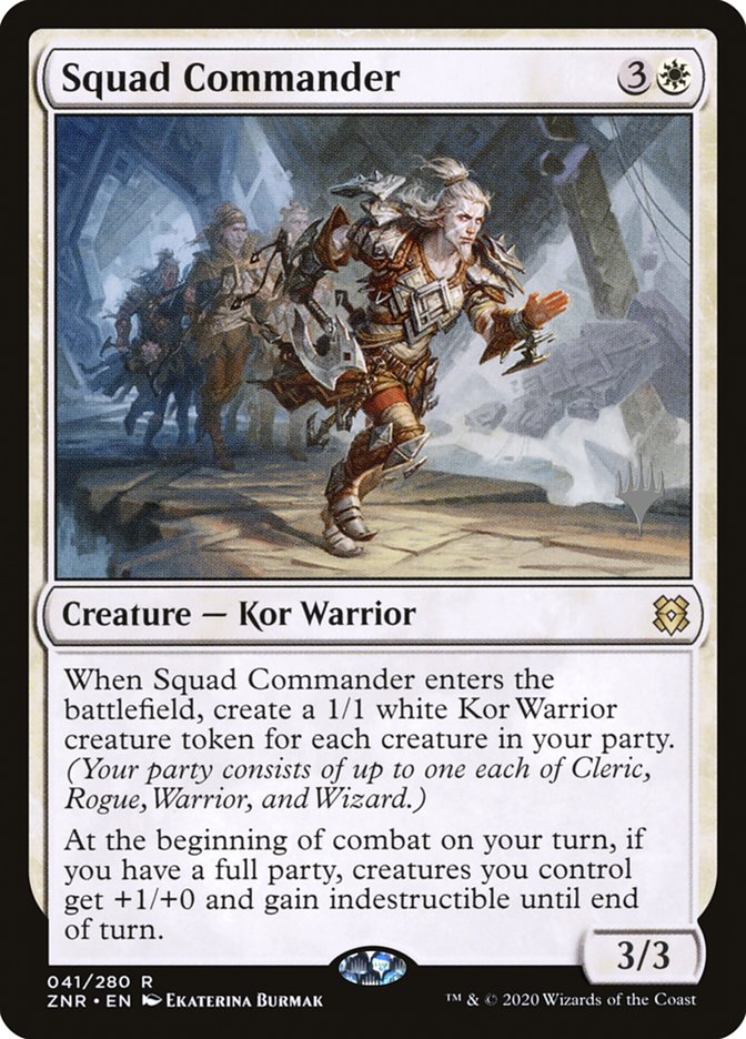 Squad Commander (Promo Pack) [Zendikar Rising Promos] | PLUS EV GAMES 