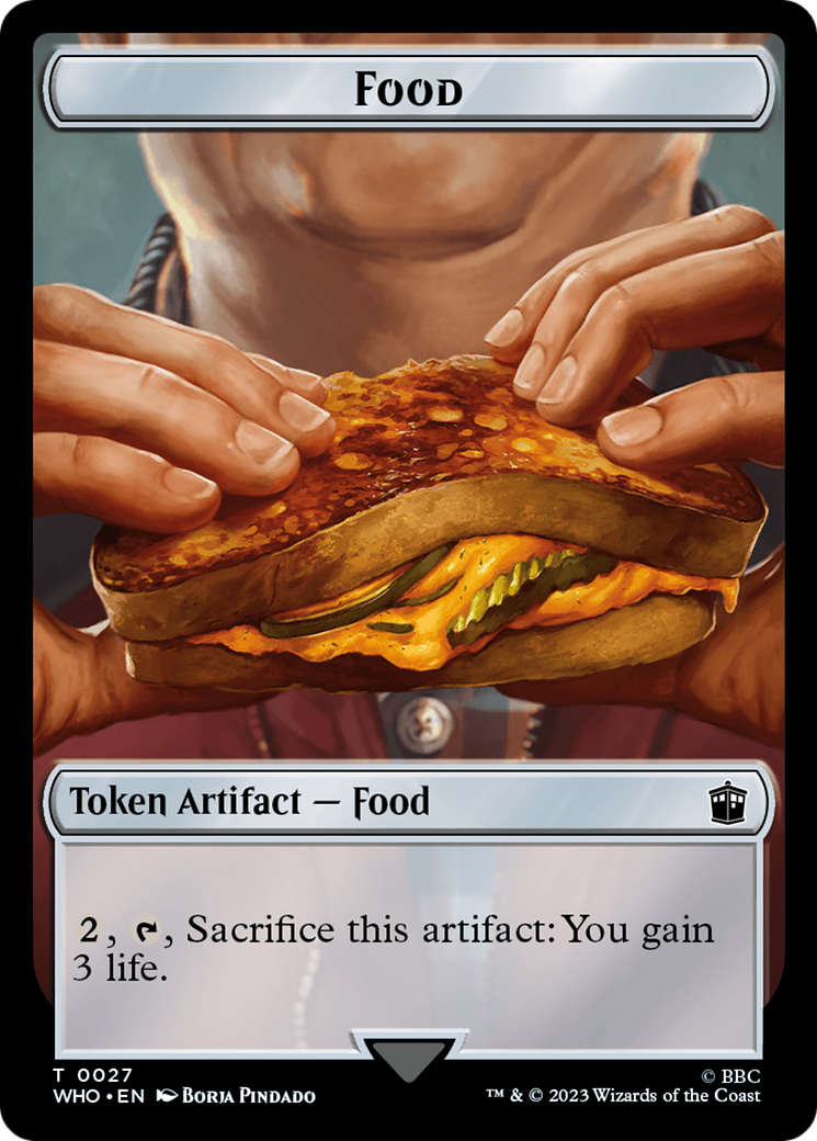 Alien Angel // Food (0027) Double-Sided Token [Doctor Who Tokens] | PLUS EV GAMES 