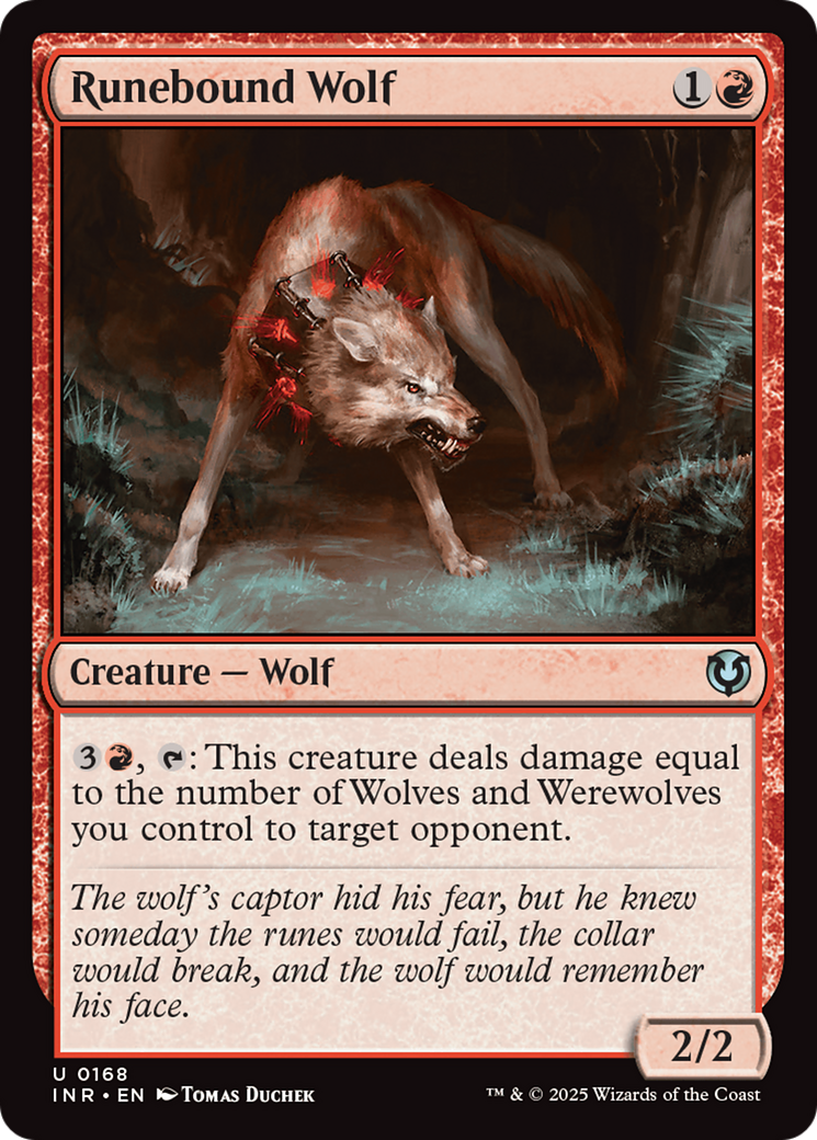 Runebound Wolf [Innistrad Remastered] | PLUS EV GAMES 