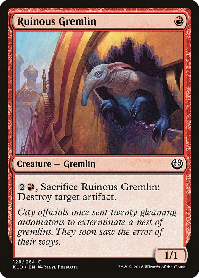 Ruinous Gremlin [Kaladesh] | PLUS EV GAMES 