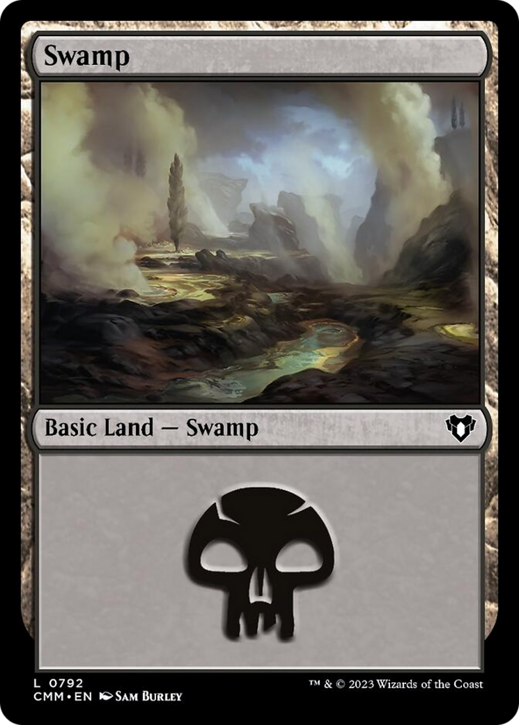 Swamp (792) [Commander Masters] | PLUS EV GAMES 