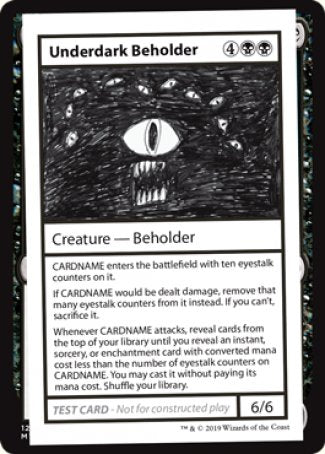 Underdark Beholder (2021 Edition) [Mystery Booster Playtest Cards] | PLUS EV GAMES 