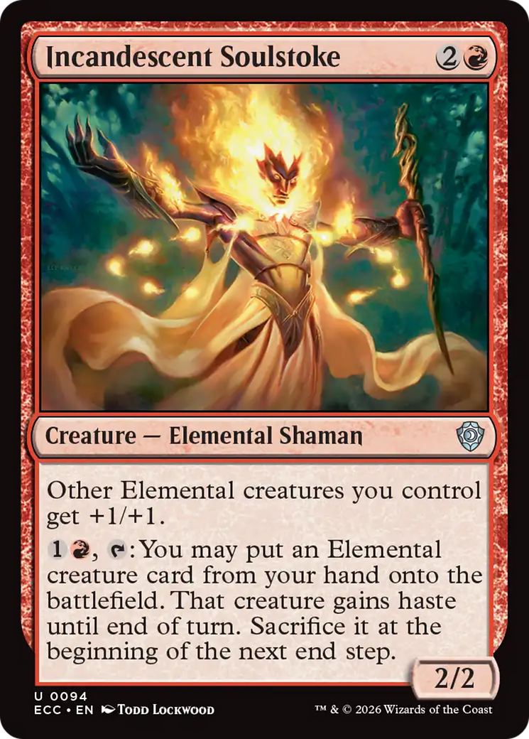 Incandescent Soulstoke [Lorwyn Eclipsed Commander] | PLUS EV GAMES 