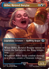 Bilbo, Retired Burglar (Borderless Alternate Art) [The Lord of the Rings: Tales of Middle-Earth] | PLUS EV GAMES 