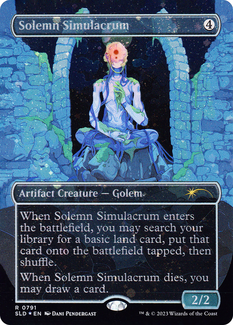 Solemn Simulacrum (1725) (Rainbow Foil) [Secret Lair Drop Series] | PLUS EV GAMES 