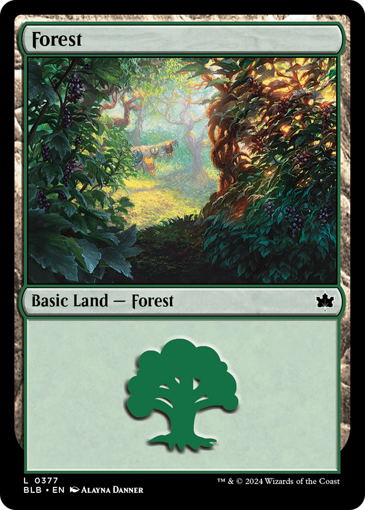 Forest (0377) [Bloomburrow] | PLUS EV GAMES 