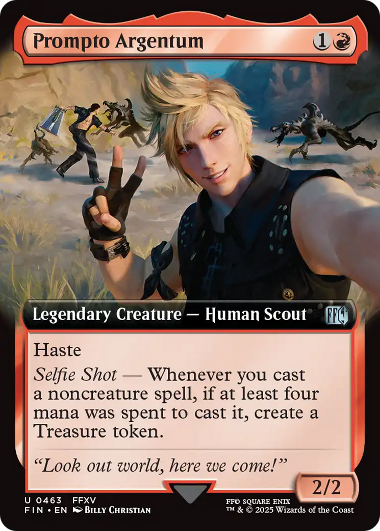 Prompto Argentum (Extended Art) [FINAL FANTASY] | PLUS EV GAMES 
