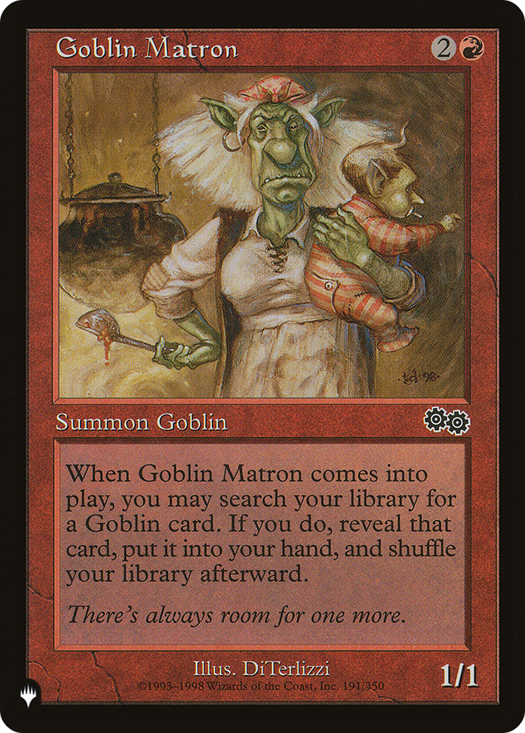 Goblin Matron (USG) [The List Reprints] | PLUS EV GAMES 