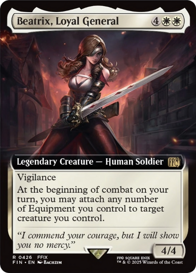 Beatrix, Loyal General (Extended Art) [FINAL FANTASY] | PLUS EV GAMES 