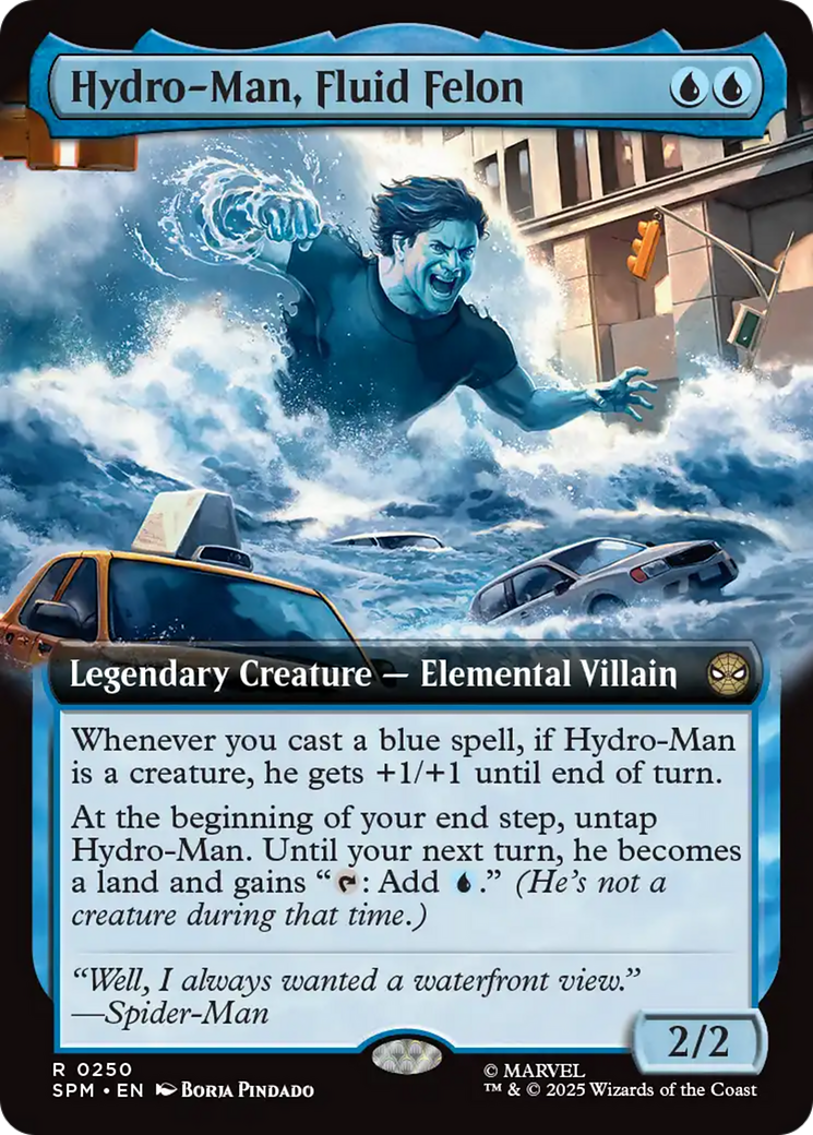 Hydro-Man, Fluid Felon (Extended Art) [Marvel's Spider-Man] | PLUS EV GAMES 