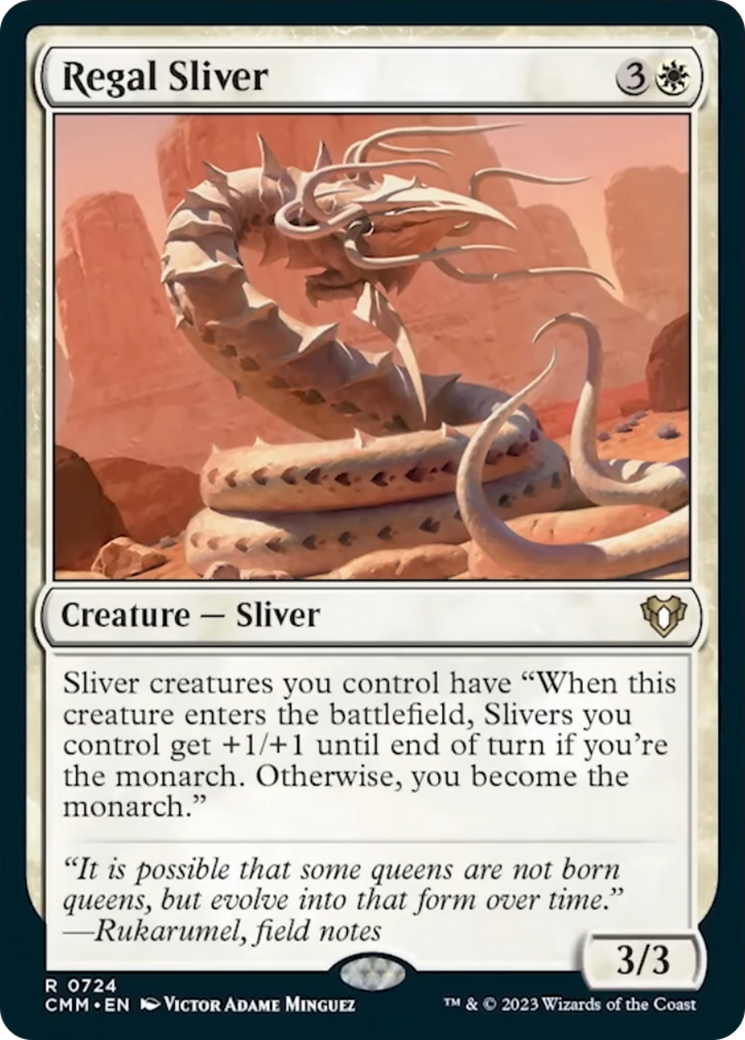 Regal Sliver [Commander Masters] | PLUS EV GAMES 