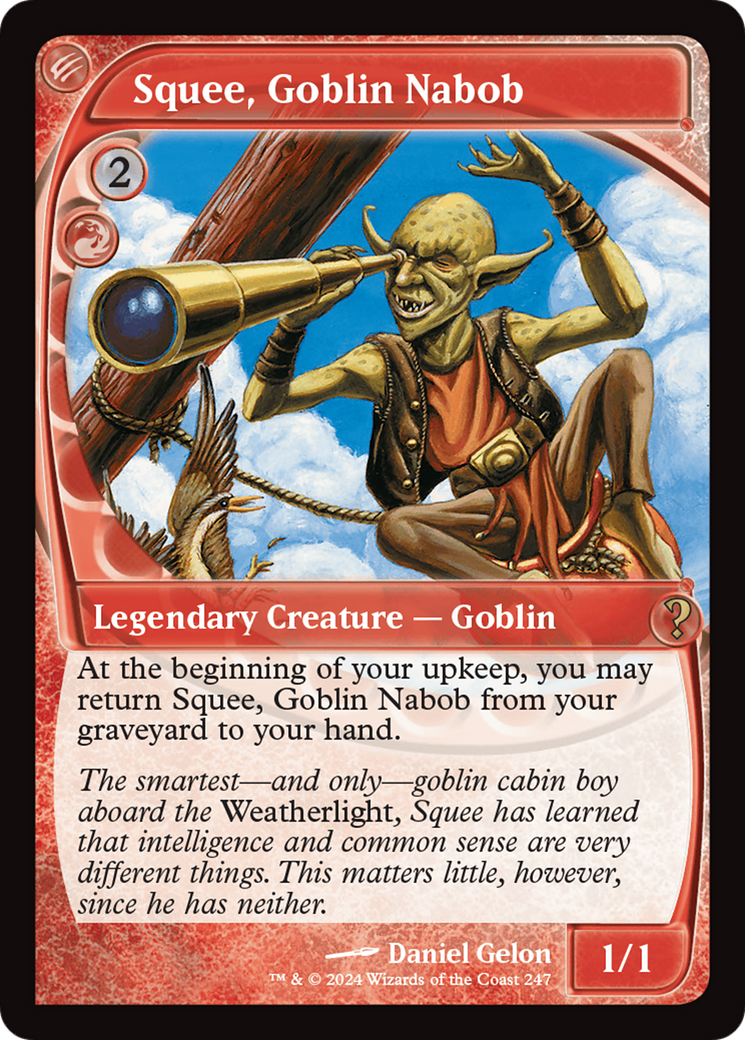 Squee, Goblin Nabob (Future Sight) [Mystery Booster 2] | PLUS EV GAMES 