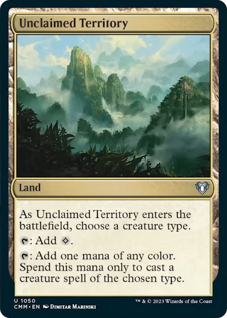 Unclaimed Territory [Commander Masters] | PLUS EV GAMES 