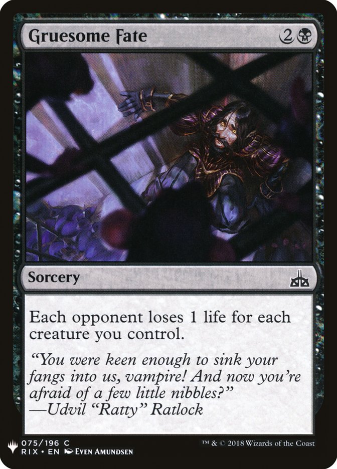 Gruesome Fate [Mystery Booster] | PLUS EV GAMES 