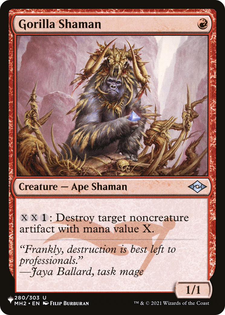 Gorilla Shaman [The List Reprints] | PLUS EV GAMES 