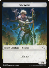 Soldier // Thopter Double-Sided Token [March of the Machine Tokens] | PLUS EV GAMES 