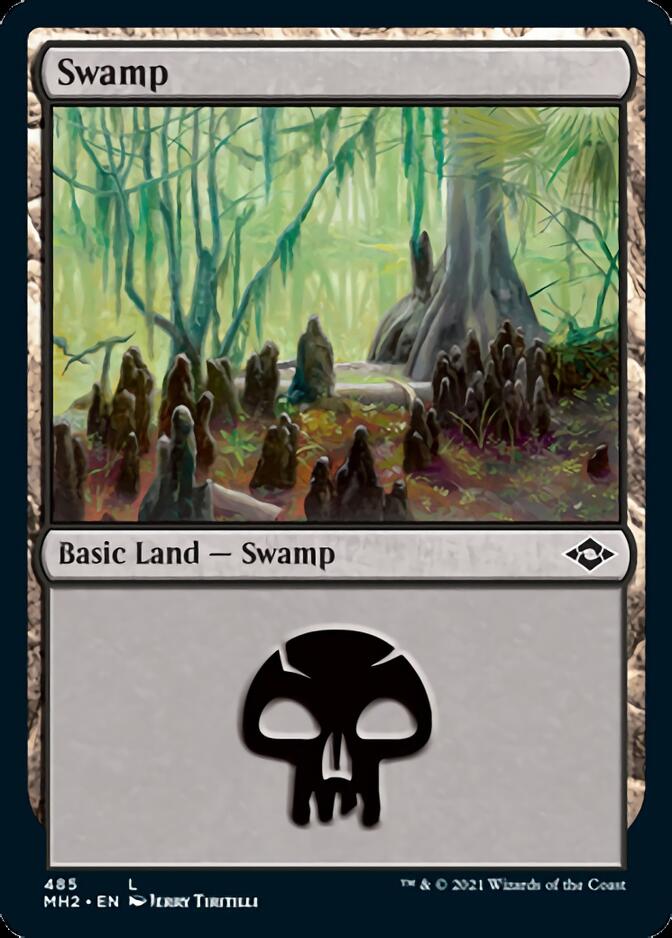 Swamp (485) (Foil Etched) [Modern Horizons 2] | PLUS EV GAMES 