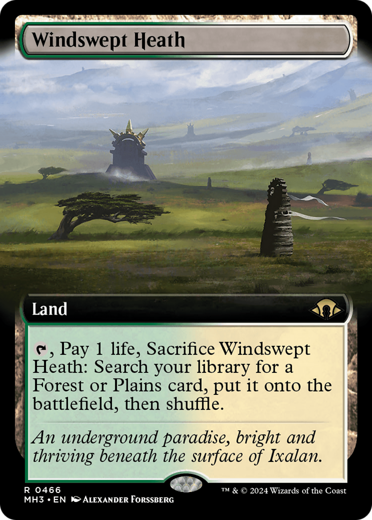 Windswept Heath (Extended Art) [Modern Horizons 3] | PLUS EV GAMES 