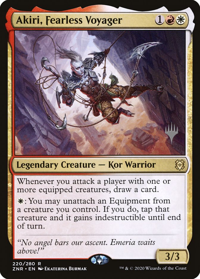 Akiri, Fearless Voyager (Promo Pack) [Zendikar Rising Promos] | PLUS EV GAMES 