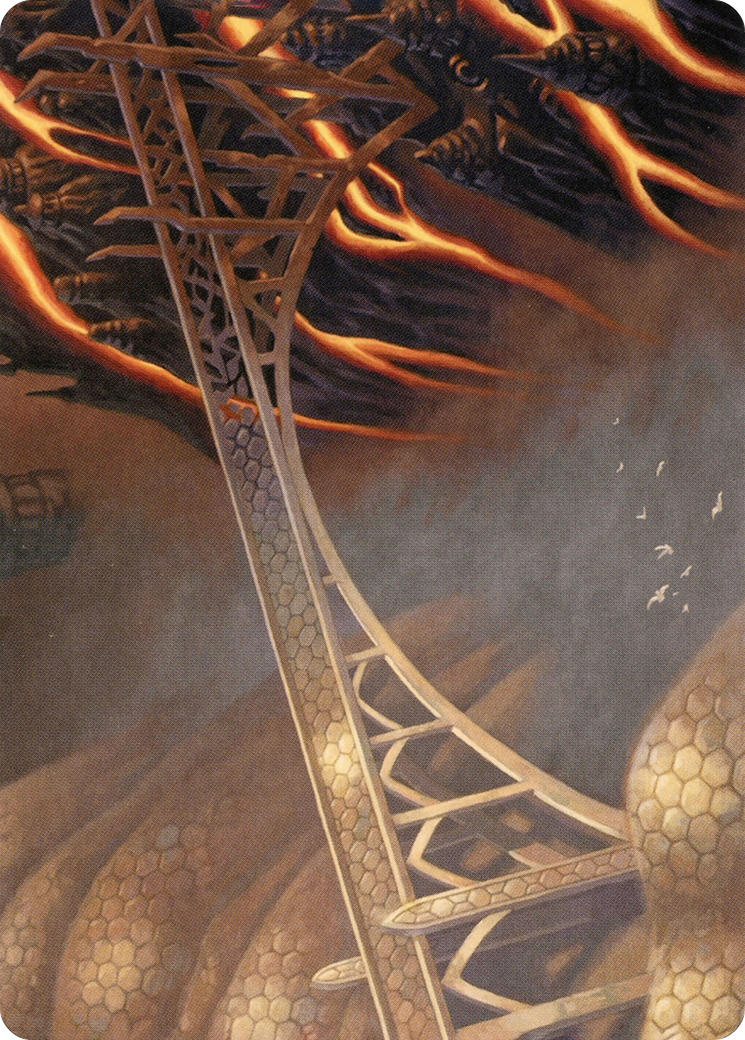 Rustvale Bridge Art Card [Modern Horizons 2 Art Series] | PLUS EV GAMES 