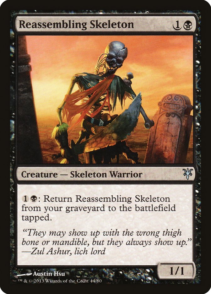 Reassembling Skeleton [Duel Decks: Sorin vs. Tibalt] | PLUS EV GAMES 