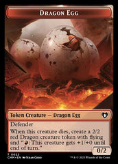 City's Blessing // Dragon Egg Double-Sided Token [Commander Masters Tokens] | PLUS EV GAMES 