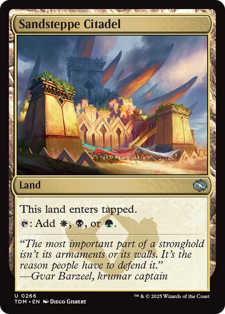 Sandsteppe Citadel [Tarkir: Dragonstorm] | PLUS EV GAMES 