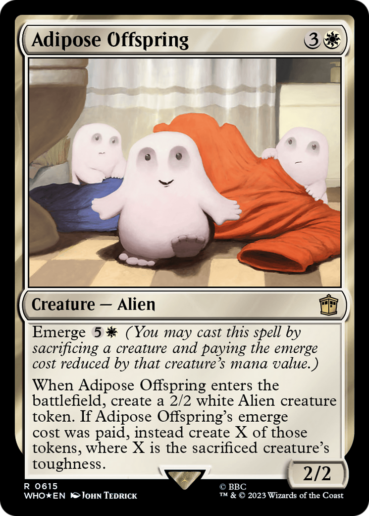 Adipose Offspring (Surge Foil) [Doctor Who] | PLUS EV GAMES 