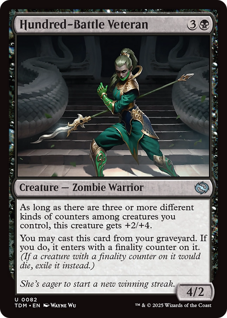 Hundred-Battle Veteran [Tarkir: Dragonstorm] | PLUS EV GAMES 