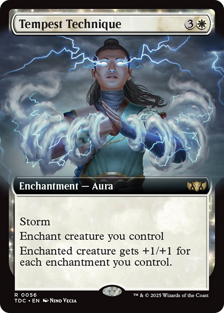 Tempest Technique (Extended Art) [Tarkir: Dragonstorm Commander] | PLUS EV GAMES 