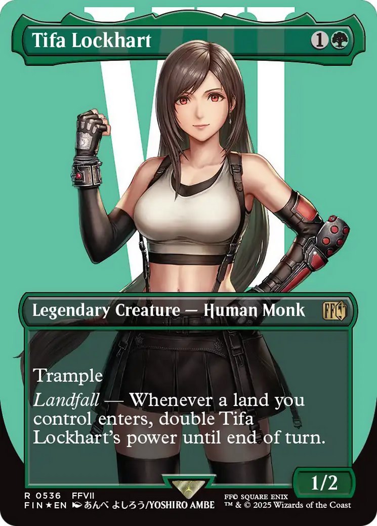 Tifa Lockhart (Borderless) (Surge Foil) [FINAL FANTASY] | PLUS EV GAMES 