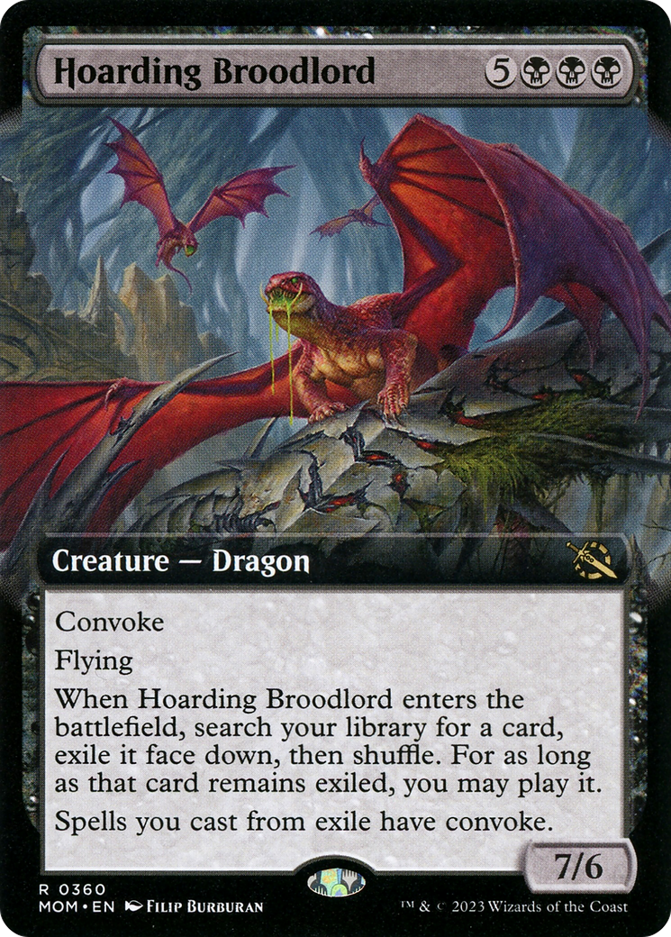 Hoarding Broodlord (Extended Art) [March of the Machine] | PLUS EV GAMES 