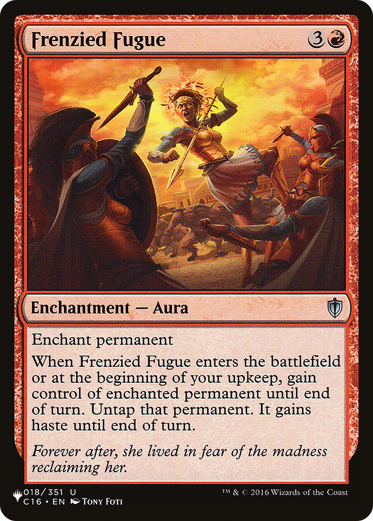 Frenzied Fugue [The List Reprints] | PLUS EV GAMES 