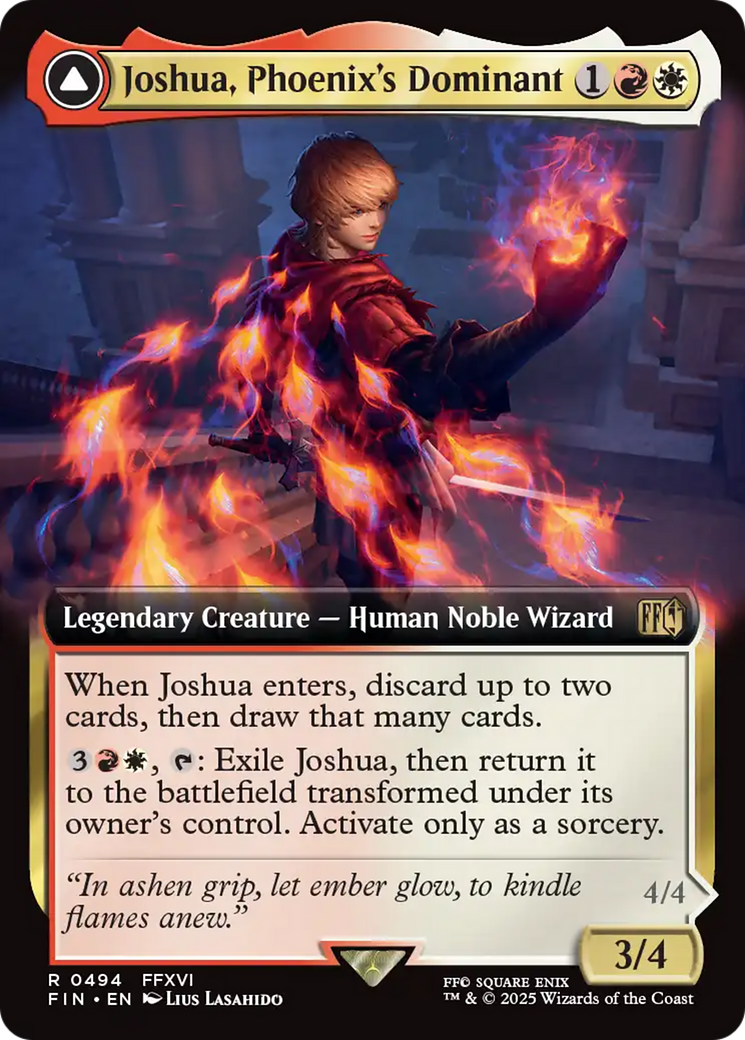 Joshua, Phoenix's Dominant (Extended Art) [FINAL FANTASY]