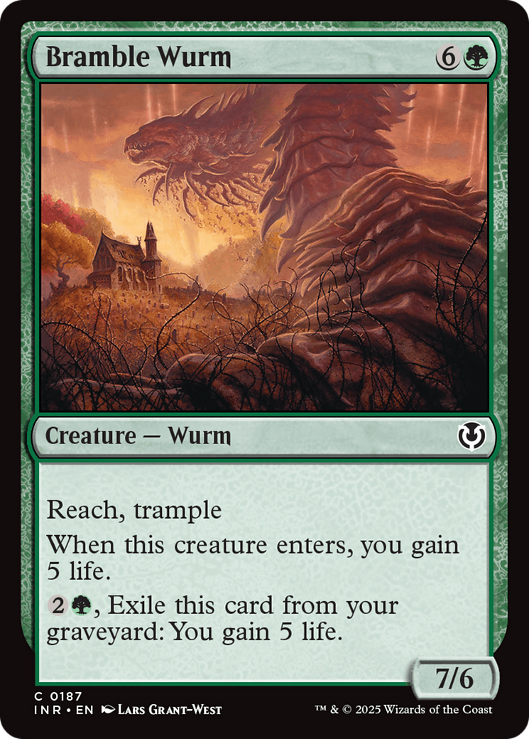 Bramble Wurm [Innistrad Remastered] | PLUS EV GAMES 