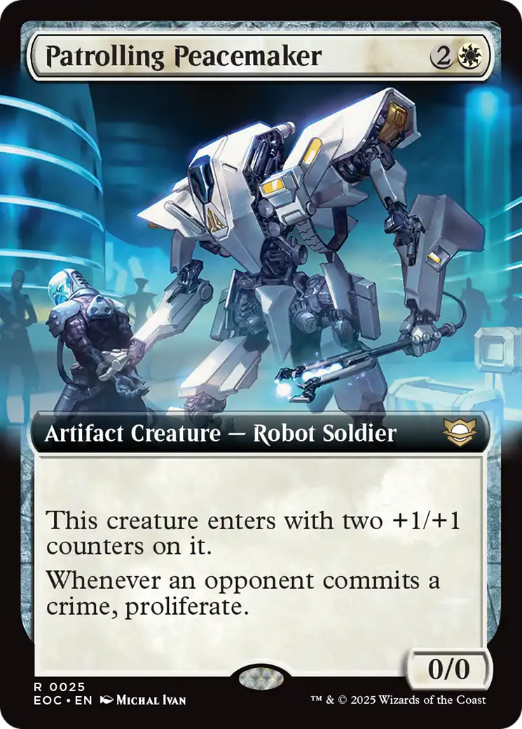 Patrolling Peacemaker (Extended Art) [Edge of Eternities Commander] | PLUS EV GAMES 