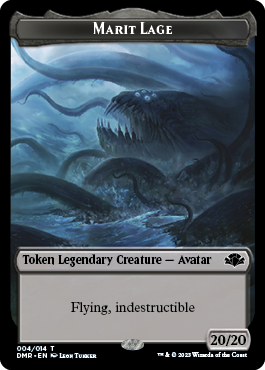 Insect // Marit Lage Double-Sided Token [Dominaria Remastered Tokens] | PLUS EV GAMES 