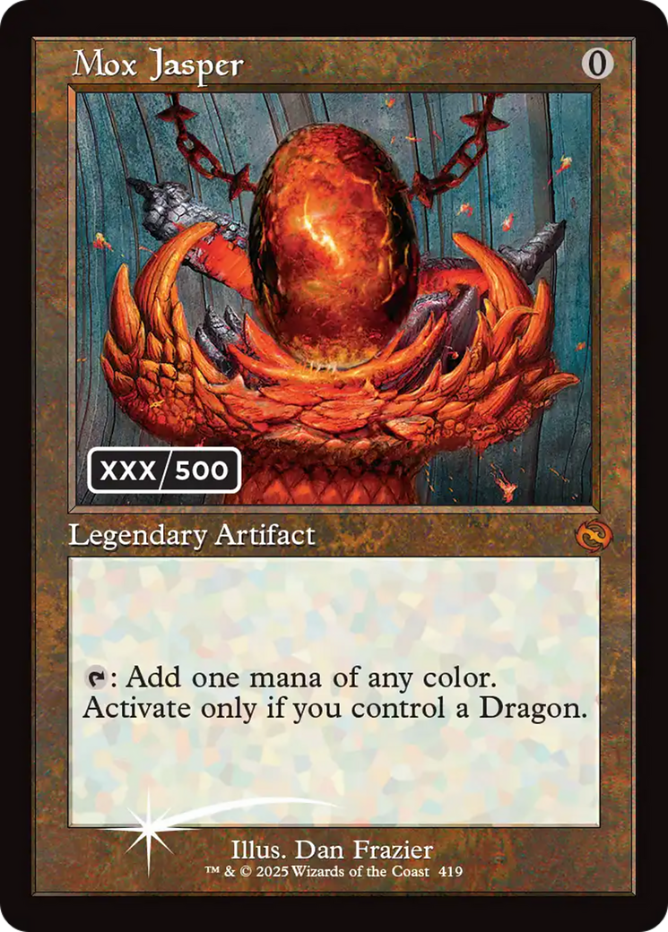 Mox Jasper (Serial Numbered) [Tarkir: Dragonstorm] | PLUS EV GAMES 