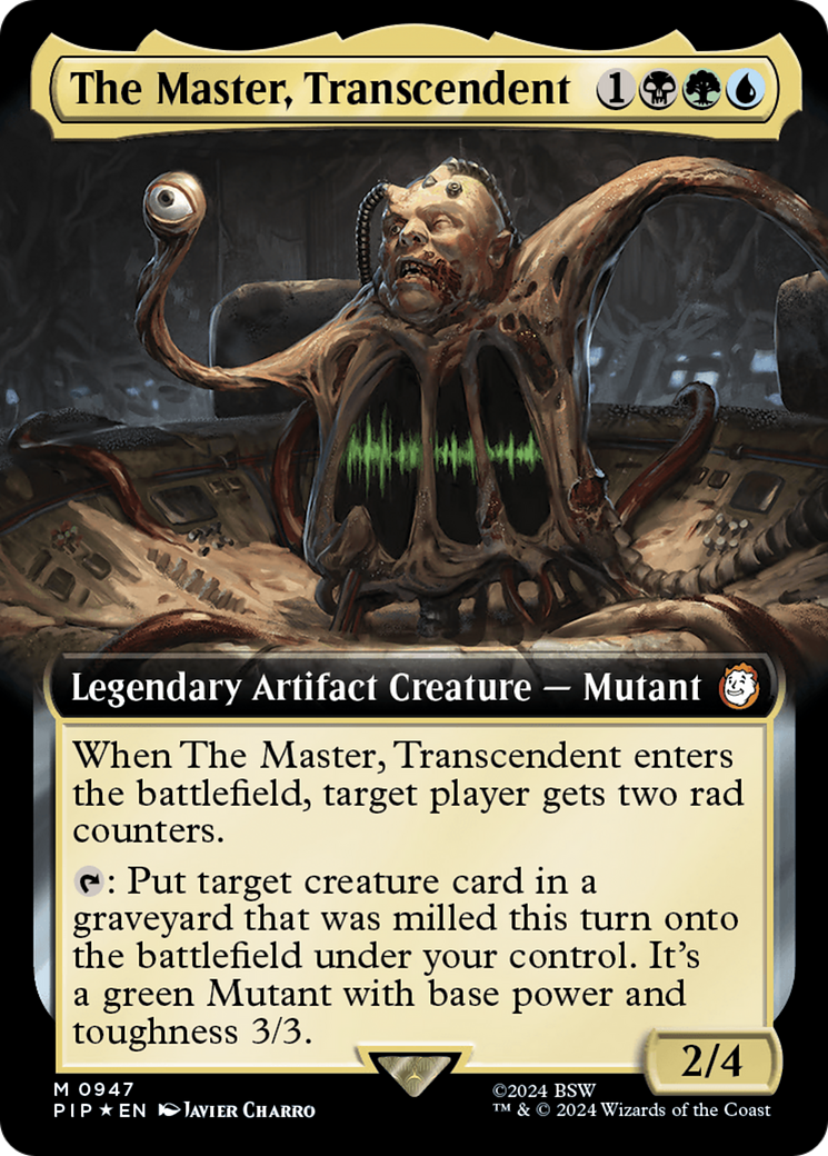 The Master, Transcendent (Extended Art) (Surge Foil) [Fallout] | PLUS EV GAMES 