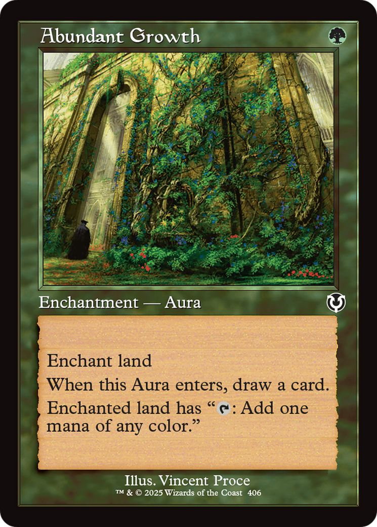 Abundant Growth (Retro Frame) [Innistrad Remastered] | PLUS EV GAMES 