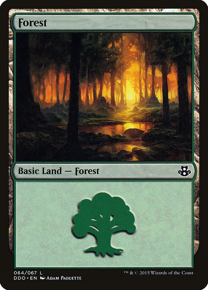 Forest (64) [Duel Decks: Elspeth vs. Kiora] | PLUS EV GAMES 