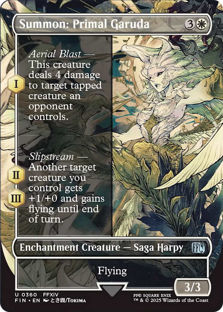 Summon: Primal Garuda (Borderless) [FINAL FANTASY] | PLUS EV GAMES 