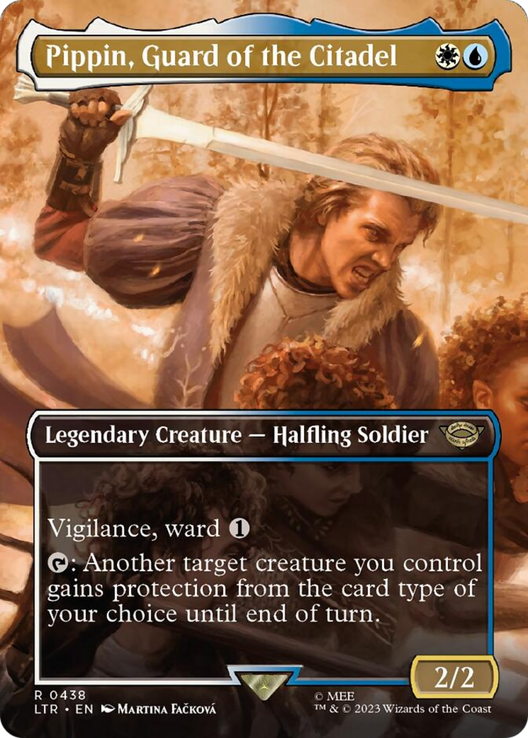 Pippin, Guard of the Citadel (Borderless Alternate Art) [The Lord of the Rings: Tales of Middle-Earth] | PLUS EV GAMES 