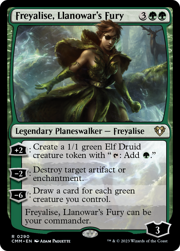 Freyalise, Llanowar's Fury [Commander Masters] | PLUS EV GAMES 