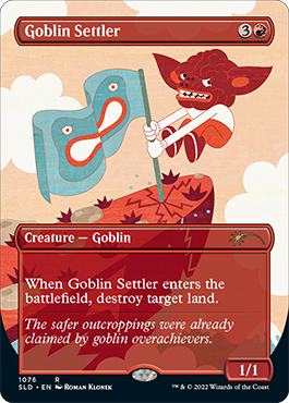 Goblin Settler (Borderless) [Secret Lair Drop Series] | PLUS EV GAMES 