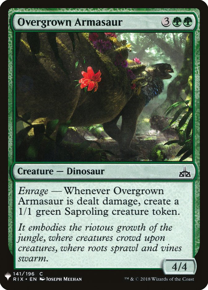 Overgrown Armasaur [Mystery Booster] | PLUS EV GAMES 