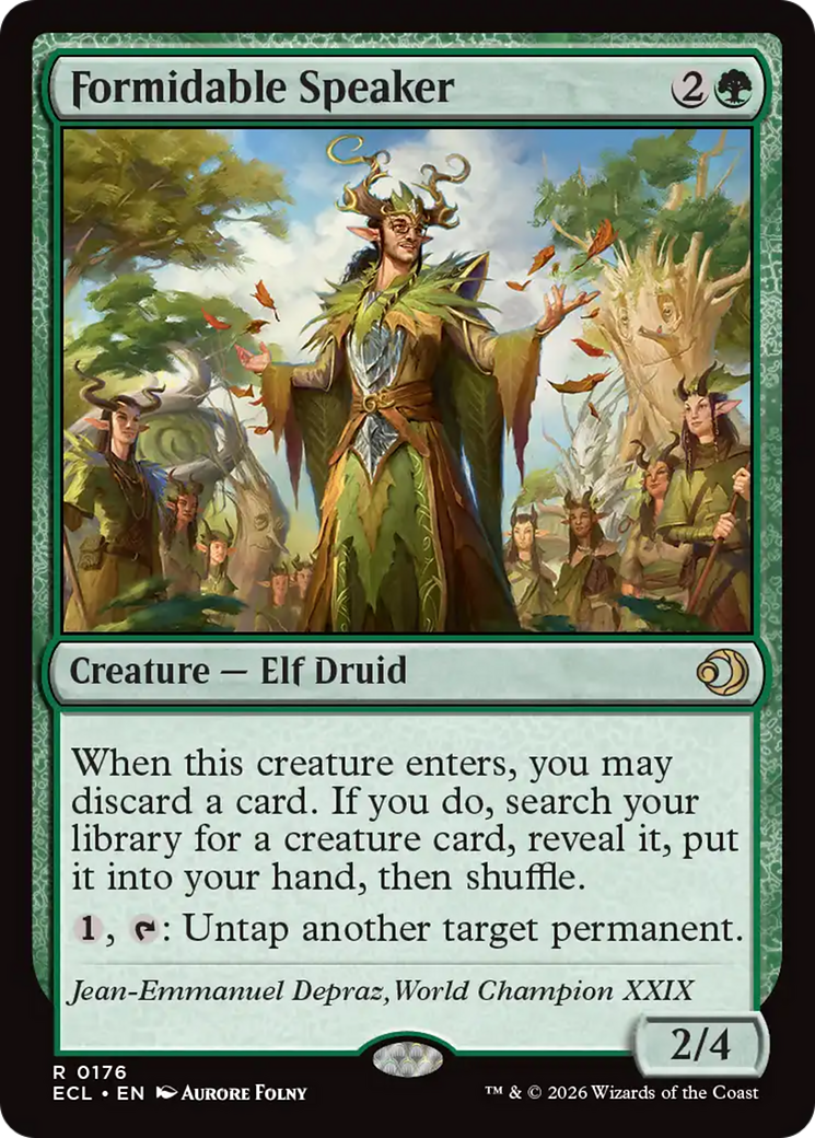 Formidable Speaker [Lorwyn Eclipsed] | PLUS EV GAMES 
