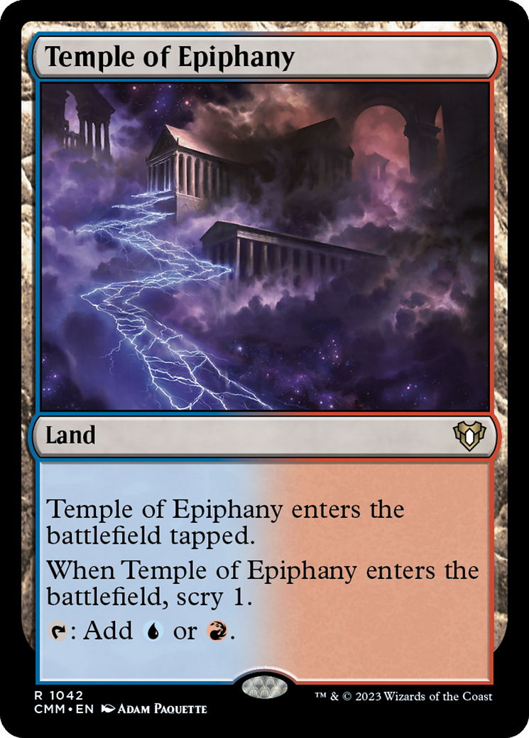 Temple of Epiphany [Commander Masters] | PLUS EV GAMES 