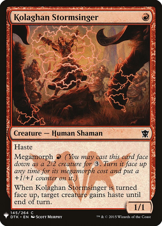 Kolaghan Stormsinger [Mystery Booster] | PLUS EV GAMES 