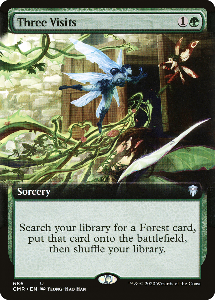 Three Visits (Extended) [Commander Legends Extended]